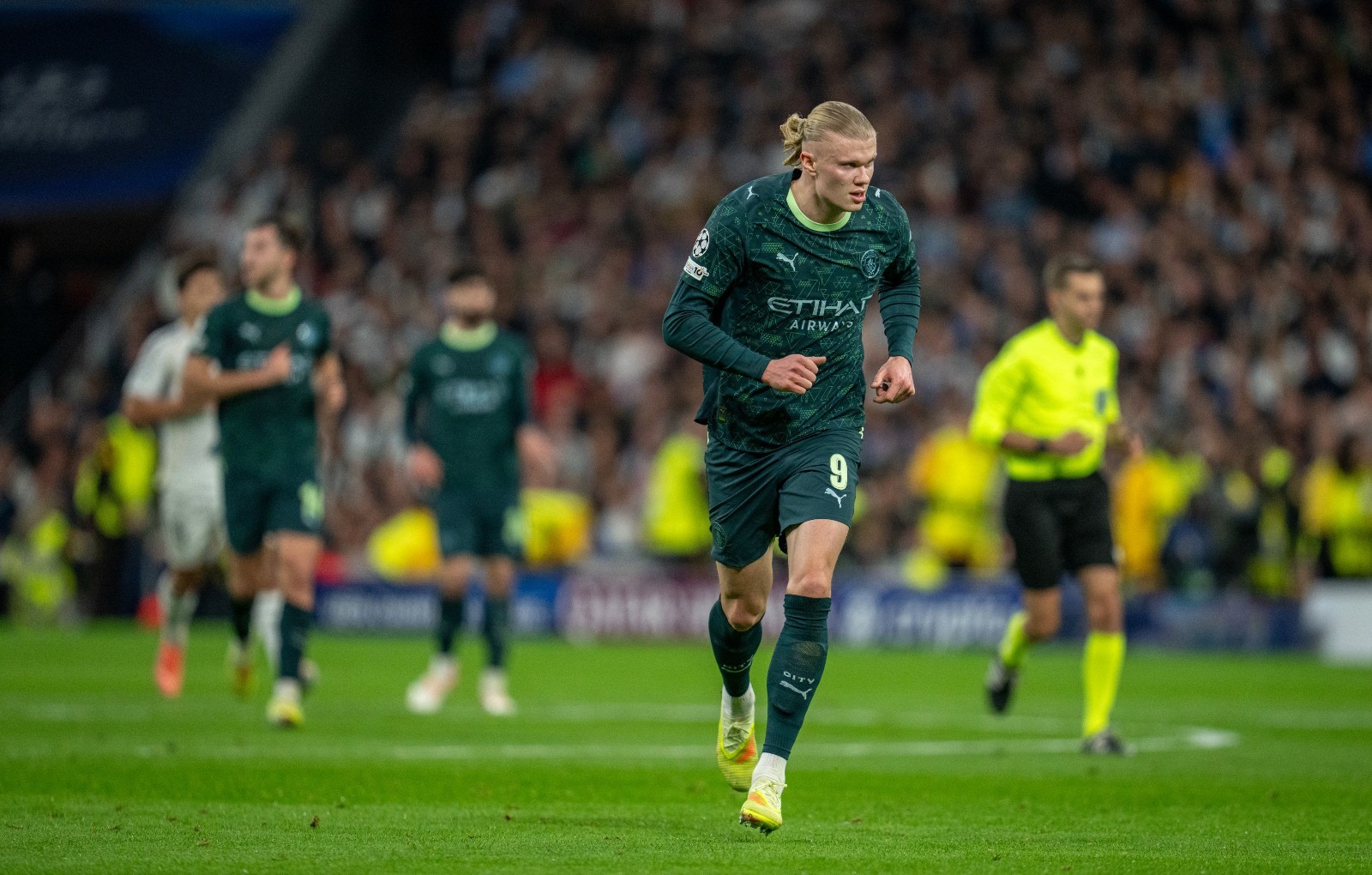 55 Champions League goals now for Erling in just 54 games - Real Madrid vs Manchester City, UEFA Champions League 2025-26 LIVE