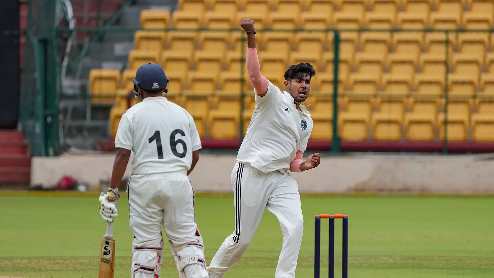 Harshit Rana in Duleep Trophy