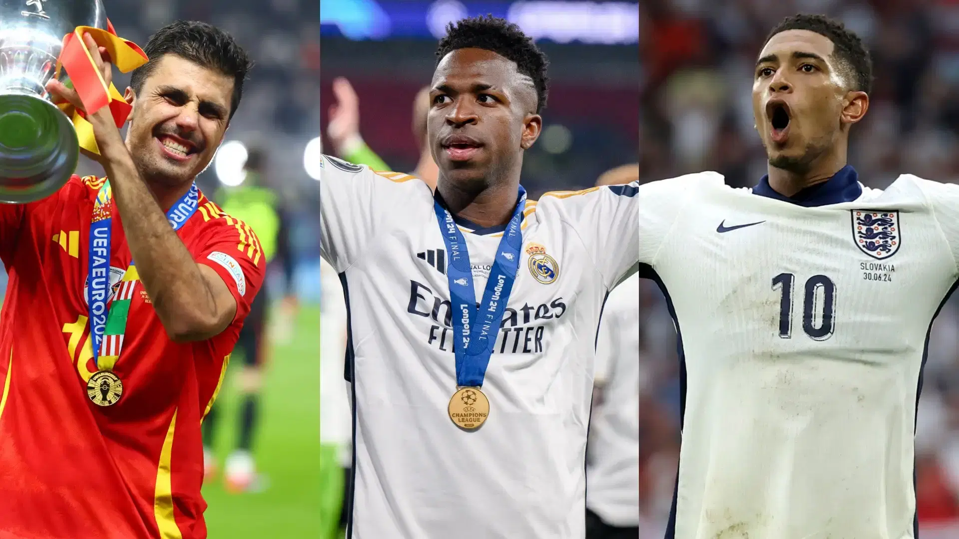 Ballon d'Or 2024: Vinicius Jr. robbed? Here is a comparison between Rodri, Vinicius and Jude