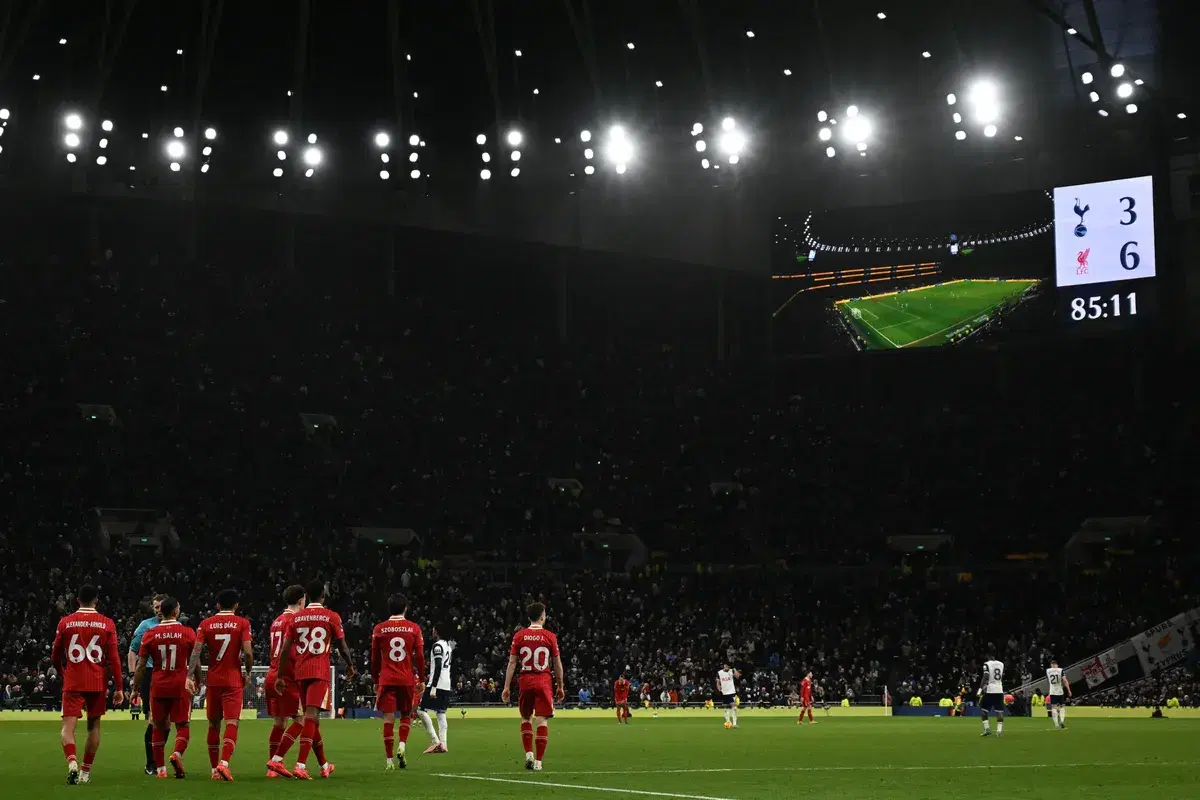 Tottenham 3-6 Liverpool Premier League 2024-25 Highlights | Salah and company run riot over Spurs in a 6-3 win for Reds | sportzpoint.com