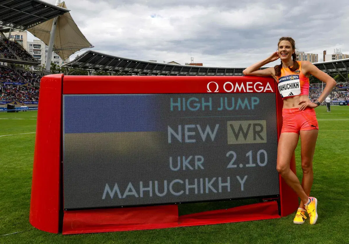 Yaroslava Mahuchikh breaks women's High Jump World Record