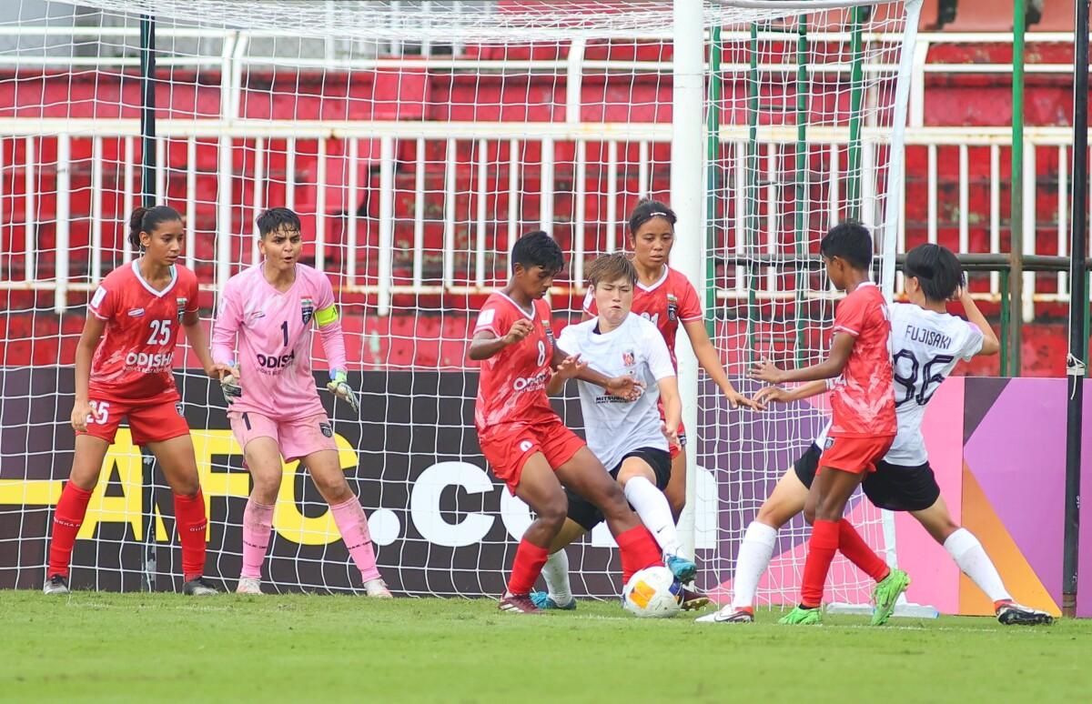 Urawa Reds Ladies won 17-0 against Odisha FC Women. (Image Credit | the-AFC.com)