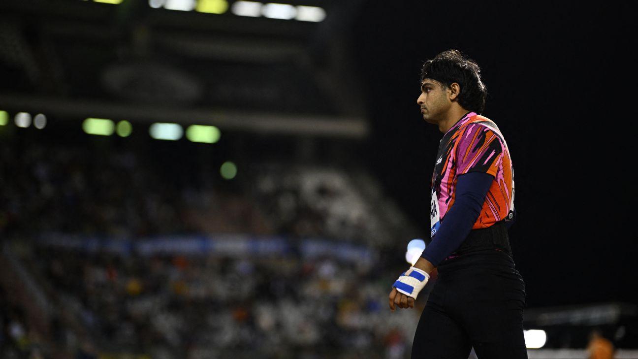 Neeraj Chopra succumbed to hand injury during practice, at the Brussels Diamond League