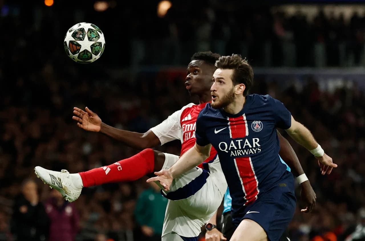PSG VS Arsenal: Head-to-Head stats in UEFA Champions League